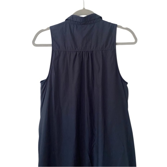 Maeve Anthropologie Paola Flounced Drop Waist Sleeveless Midi Black Dress - Picture 2 of 10